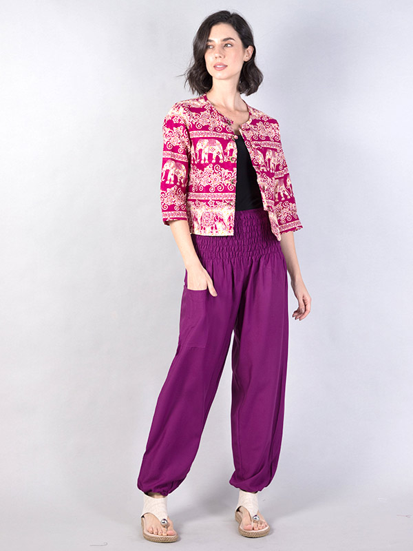 What can i wear with harem pants