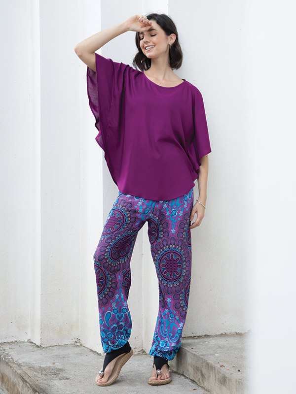 What can i wear with harem pants