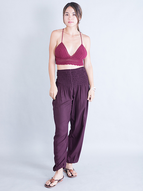 What can i wear with harem pants
