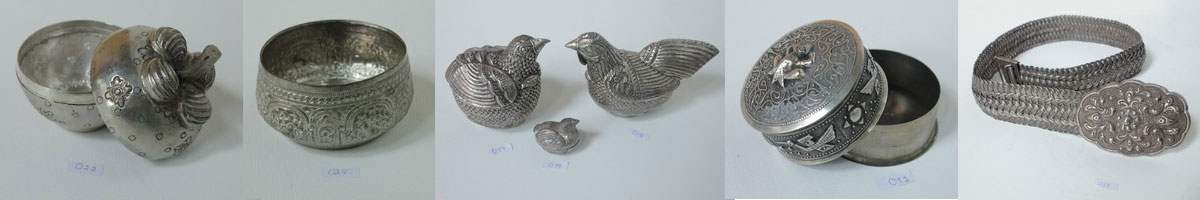repousse-silver-set