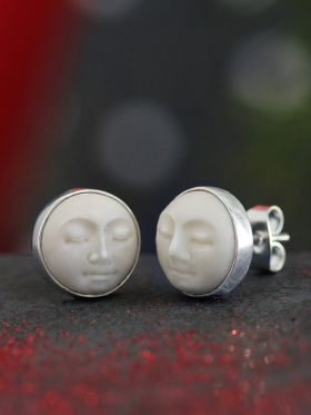 Man In The Moon Earrings