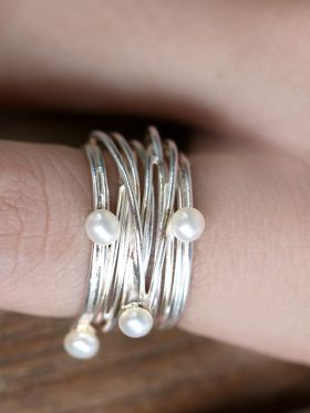 Pearl Cable Ring