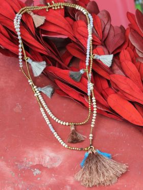 Multi-tuft Necklace