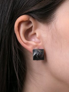 Dark Stairway Earring