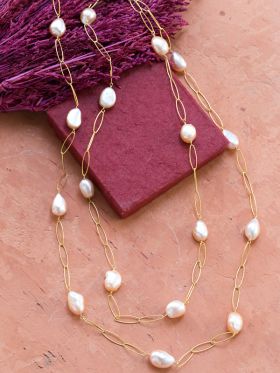 Pearl Path Necklace