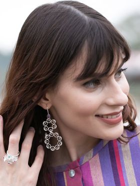 Lace Loop Earrings