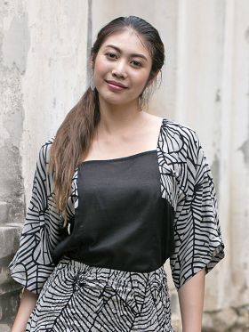Lotus Shoulder Blouse