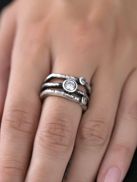 Gem Coil Ring