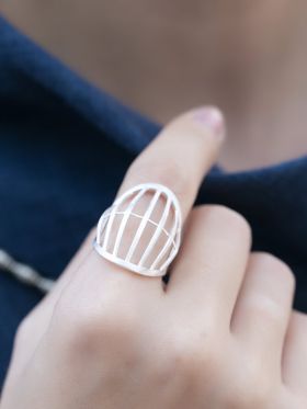 Silvercage Ring