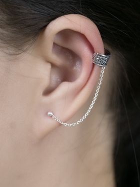 Maple Leaf Ear Cuff Studs 