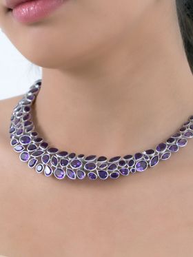 Cleopatra Gem Necklace