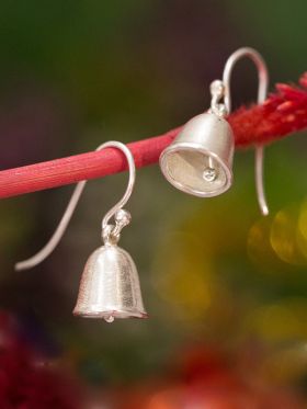 Silver Bell Earrings