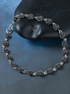 Black Rose Anklet
