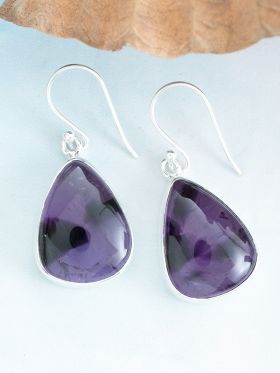Star Amethyst Earrings