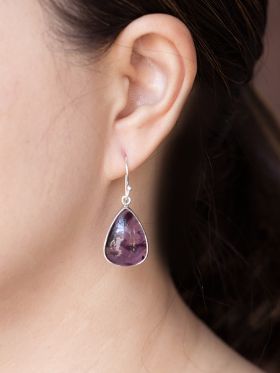 Star Amethyst Earrings