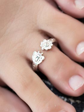Garden Toe Ring