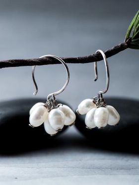 Unique Silver Earrings #131