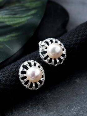 Unique Silver Earrings #129