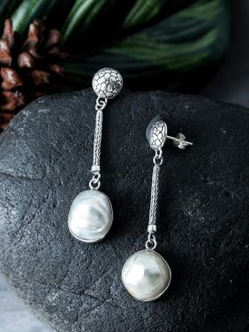 Unique Silver Earrings #126