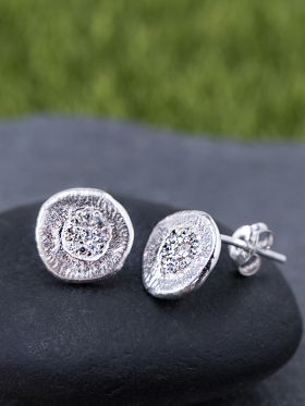 Unique Silver Earrings #157