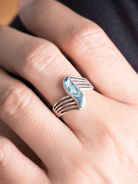 Blue Ribbon Ring