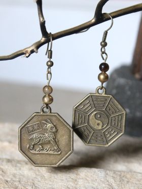 Zodiac Goat Earrings