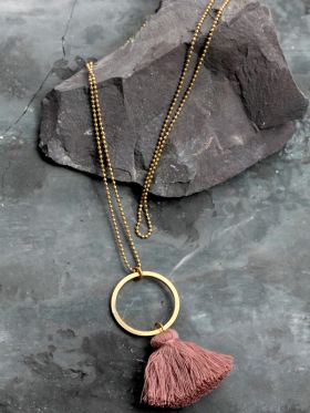 Loop Tassel Necklace