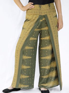 Feather Print Joanna Pants