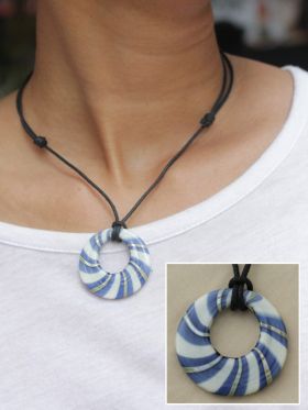 Glass Whirlpool Pendants