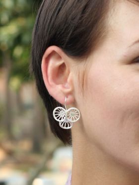 Triple Sun Earrings