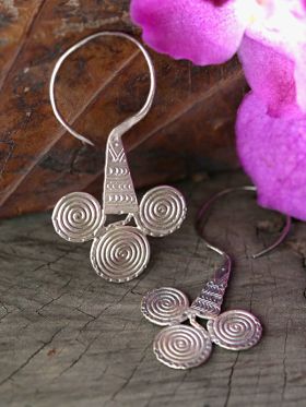 Infinity Cone Earring