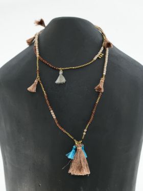 Multi-tuft Necklace