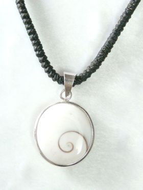 Nova Cats Eye Silver Pendant