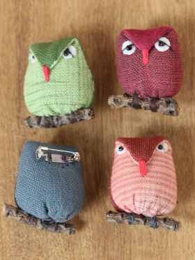 Owl Brooch