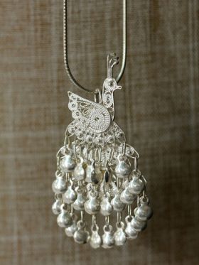 Peacock Charm Pendant