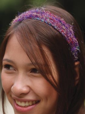 Raw Silk Hair Band