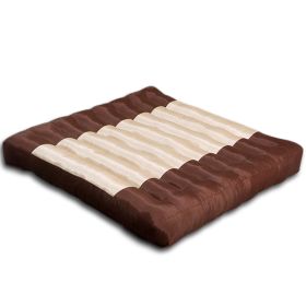 Meditation Cushion Silklook (Brown/Tan)