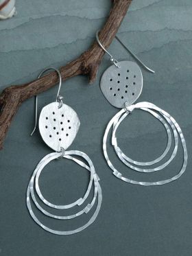 Unique Silver Earrings #24