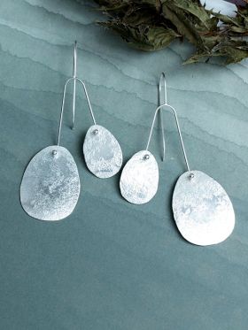 Unique Silver Earrings #28
