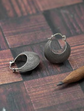 Unique Silver Earrings #54