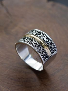 Dual Scroll Ring