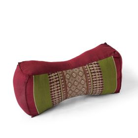 Neck Bolster Thai Classic (Green/Red)