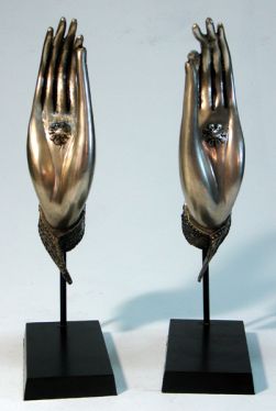 Vitarka Hand Pair W/lotus