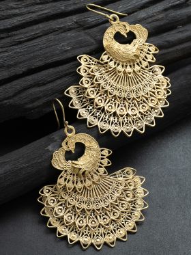 Peacock Earrings