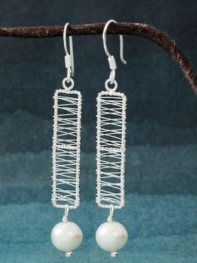 Pearl Ladder Earrings