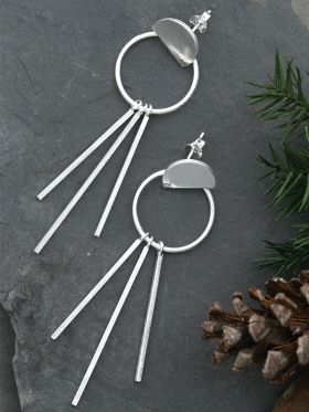 Plata Drop Studs