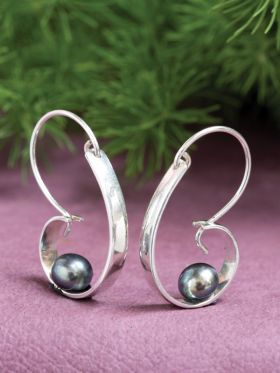 Black Butterfly Earrings