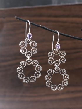 Lace Loop Earrings