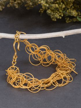 Golden Tangle Bracelet