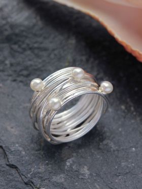 Pearl Cable Ring